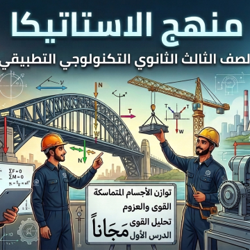 مراجعة شاملة لمنهج الاستاتيكا