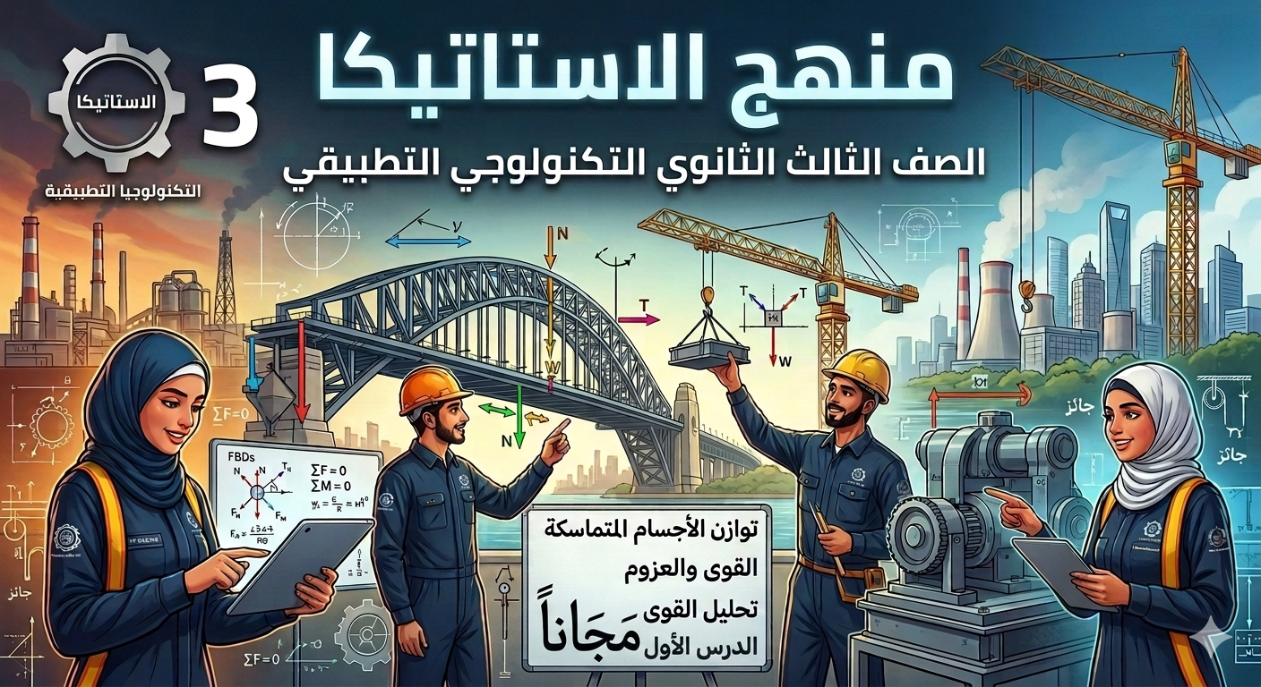 مراجعه على منهج الأستاتيكا